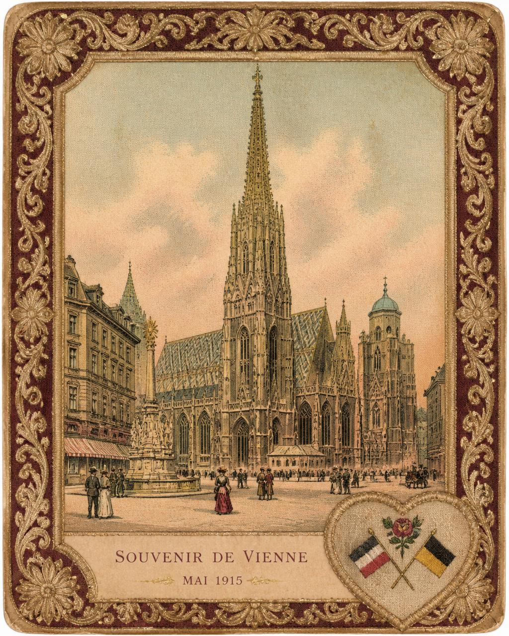 Stylised The 1910s postcard